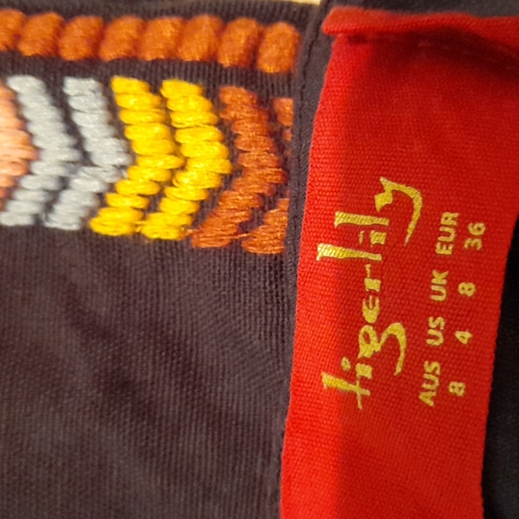 TIGERLILY Nazilla Embroidered Cotton Navy Onesie Romper Playsuit - Picture 13 of 16